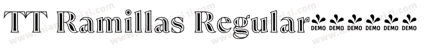 TT Ramillas Regular字体转换